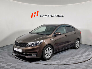 2016 Kia Rio III Рестайлинг, коричневый, 766000 рублей, вид 1