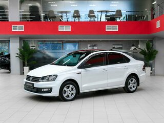 2019 Volkswagen Polo V Рестайлинг, белый, 995000 рублей, вид 1