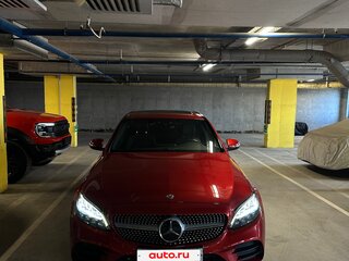 2020 Mercedes-Benz C-Класс 200 IV (W205) Рестайлинг, красный, 3550000 рублей, вид 2
