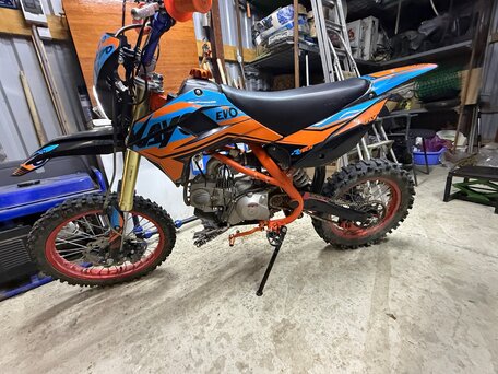 2025 Kayo Evolution YX140EM, синий, 80000 рублей, вид 2