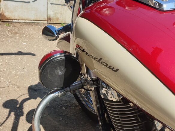 2008 Honda Shadow 750, красный, 550000 рублей - вид 7