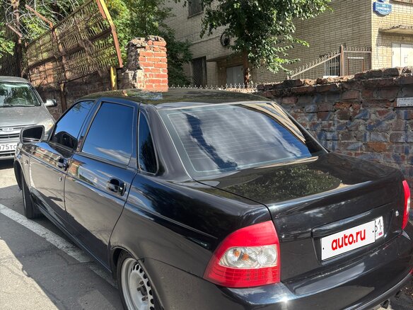 2007 Lada (ВАЗ) Priora I, чёрный, 334999 рублей - вид 4