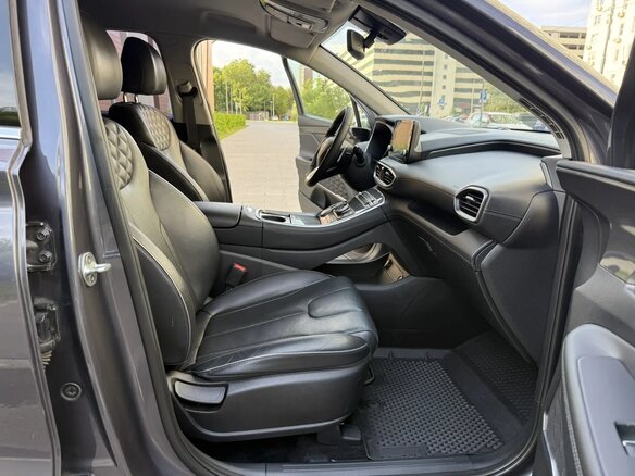 2021 Hyundai Santa Fe IV Рестайлинг, синий - вид 11
