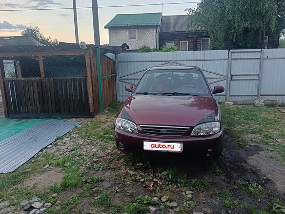 2007 Kia Spectra I Рестайлинг 2, красный, 180000 рублей
