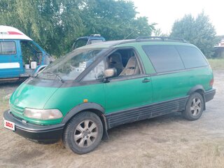 1991 Toyota Previa I (XR10, XR20), зелёный, 400000 рублей, вид 5