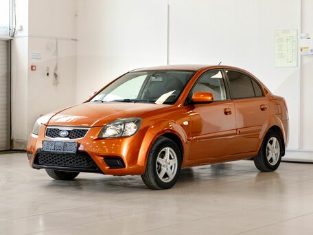 2011 Kia Rio II Рестайлинг, оранжевый, 750000 рублей, вид 3