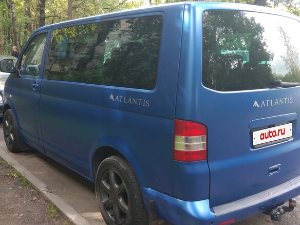 2007 Volkswagen Multivan T5, синий - вид 4