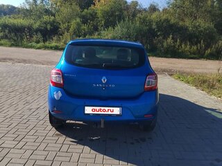 2017 Renault Sandero II, синий, 484000 рублей, вид 4