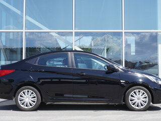 2014 Hyundai Solaris I, чёрный, 765000 рублей, вид 4