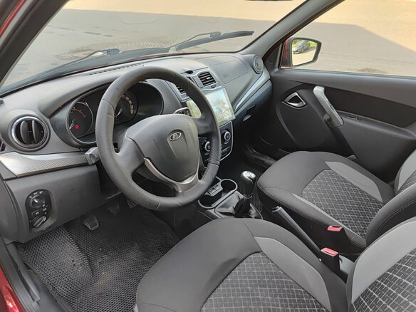 2021 Lada (ВАЗ) Granta I Рестайлинг, красный - вид 15