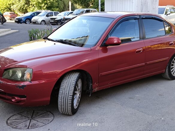 2004 Hyundai Elantra III (XD2) Рестайлинг, красный, 270000 рублей