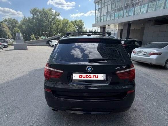 2014 BMW X3 20i xDrive II (F25) Рестайлинг, чёрный - вид 2