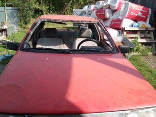 1986 Mitsubishi Colt II (C10), красный, 40000 рублей, вид 3