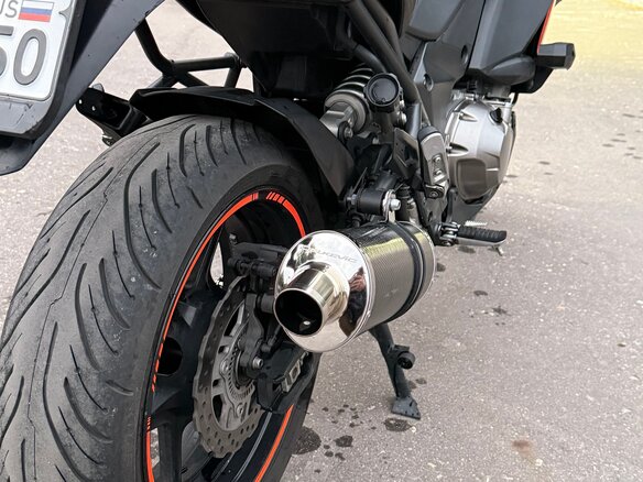 2014 Kawasaki Versys 1000, оранжевый, 700000 рублей - вид 11