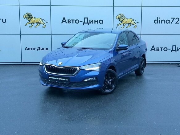 2020 Skoda Rapid II, синий, 1790000 рублей