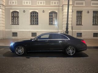 2014 Mercedes-Benz S-Класс 500 Long VI (W222, C217), чёрный, 2900000 рублей, вид 4