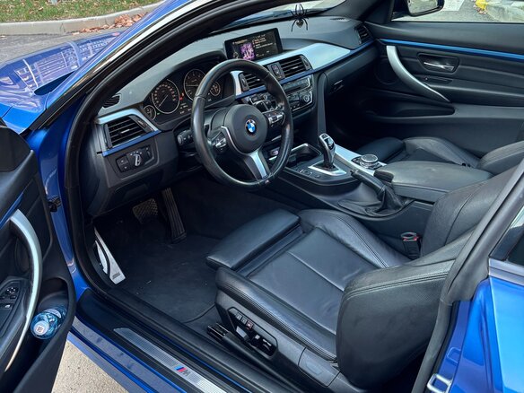 2015 BMW 4 серии 420d F32/F33/F36, синий, 2600000 рублей - вид 7