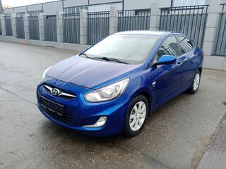 2011 Hyundai Solaris I, синий, 519000 рублей, вид 1