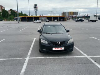 2007 Mazda 3 I (BK) Рестайлинг, чёрный, 420000 рублей, вид 3