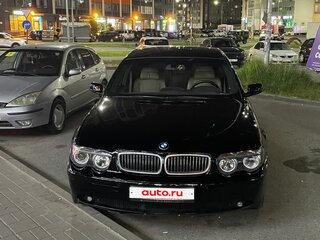 2002 BMW 7 серии 745i IV (E65/E66), чёрный, 590000 рублей, вид 3