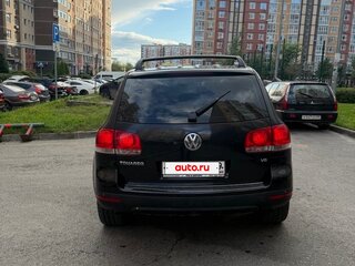 2006 Volkswagen Touareg I, чёрный, 750000 рублей, вид 3