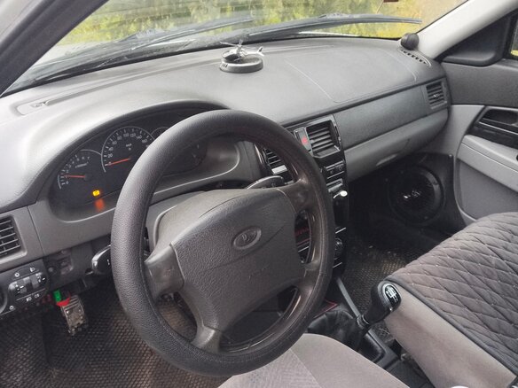 2007 Lada (ВАЗ) Priora I, серый, 165000 рублей - вид 6