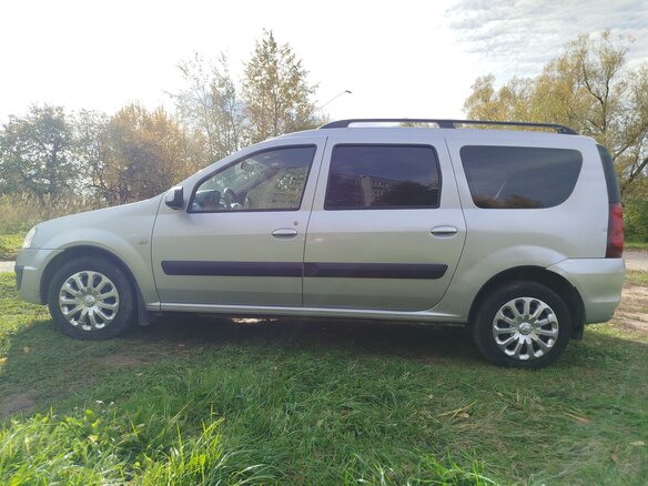 2014 Lada (ВАЗ) Largus I, серый, 590000 рублей - вид 3