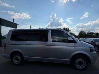 2012 Volkswagen Caravelle LWB Long T5 Рестайлинг, серебристый, 1650000 рублей, вид 5