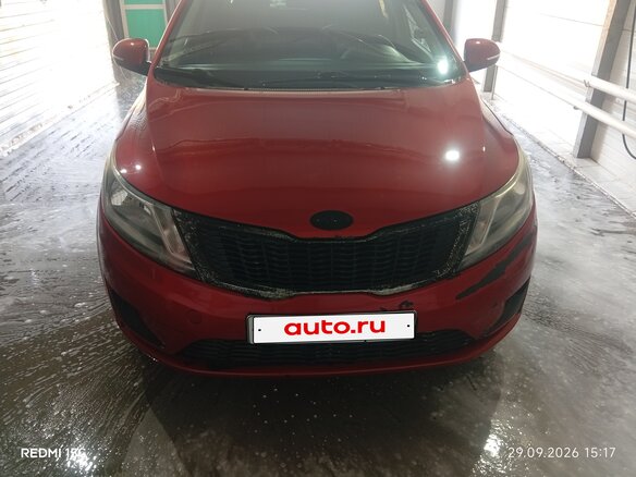 2012 Kia Rio 5-speed III, красный, 505000 рублей - вид 1