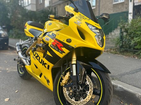 2004 Suzuki GSX-R 600, жёлтый, 675000 рублей, вид 1