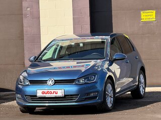 2014 Volkswagen Golf VII, голубой, 1420000 рублей, вид 1