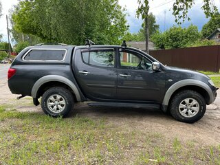 2013 Mitsubishi L200 Super Select IV Рестайлинг, серый, 1450000 рублей, вид 4