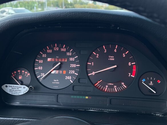 1989 BMW 5 серии 520i III (E34), белый - вид 22