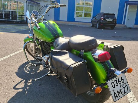 1996 Honda VT 1100, зелёный, 365000 рублей, вид 4