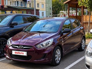 2011 Hyundai Solaris I, фиолетовый, 690000 рублей, вид 2