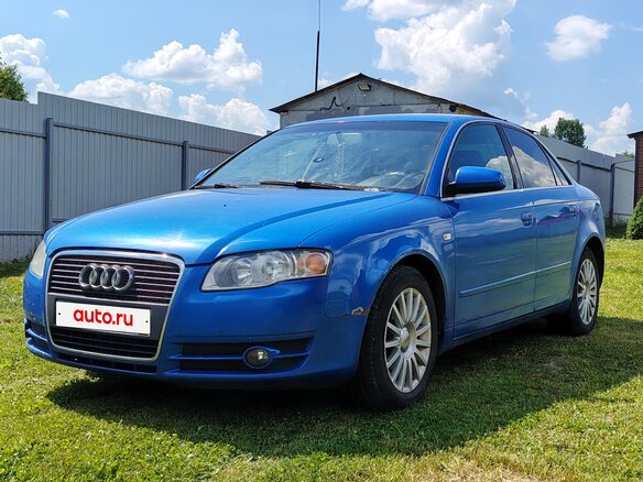 2006 Audi A4 III (B7), синий