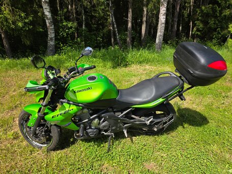2008 Kawasaki ER-6N, зелёный, 380000 рублей, вид 3