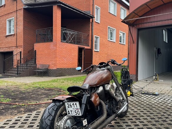 1997 Honda Shadow 750, коричневый, 315000 рублей - вид 4