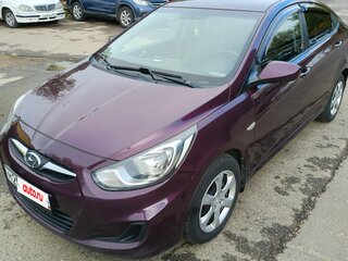 2011 Hyundai Solaris I, фиолетовый, 650000 рублей, вид 1