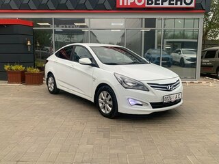 2016 Hyundai Solaris I Рестайлинг, белый, 699900 рублей, вид 2