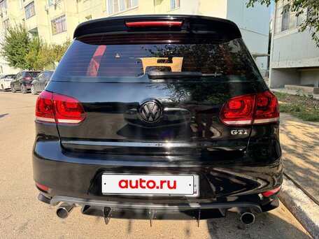 2012 Volkswagen Golf GTI VI, чёрный, 1200000 рублей, вид 4