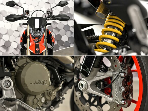 2024 Ducati Hypermotard, чёрный, 1277000 рублей - вид 9