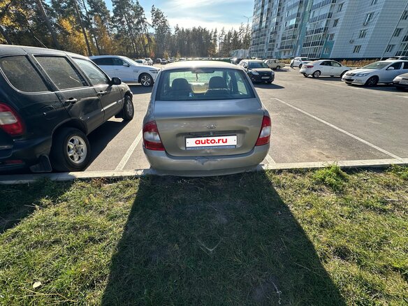 2006 Lada (ВАЗ) Kalina I, бежевый, 90000 рублей - вид 5