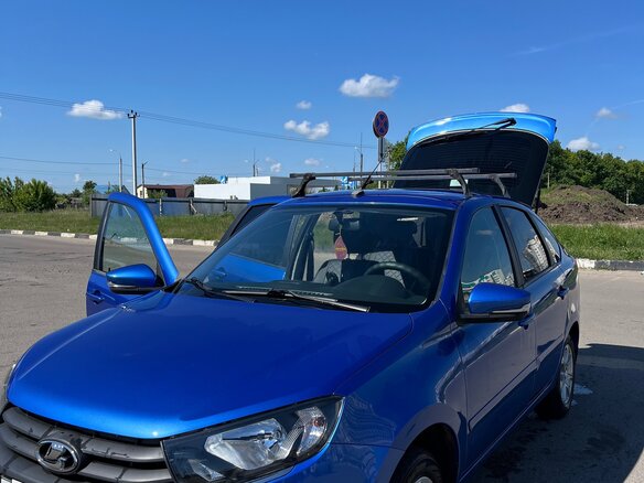 2021 Lada (ВАЗ) Granta I Рестайлинг, синий, 649900 рублей
