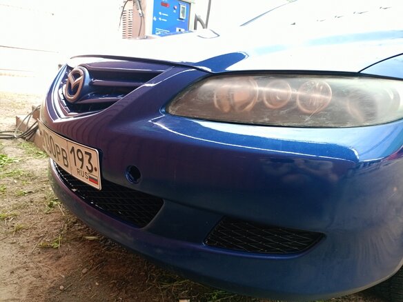 2004 Mazda 6 I (GG), синий, 300000 рублей - вид 9