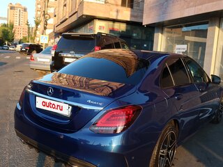 2018 Mercedes-Benz C-Класс 200 IV (W205) Рестайлинг, синий, 2600000 рублей, вид 2