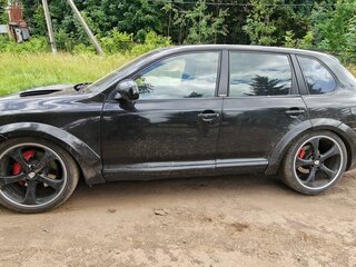 2005 Porsche Cayenne Turbo I (955), чёрный, 650000 рублей, вид 4