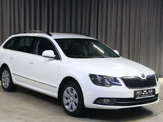 2014 Skoda Superb DSG II Рестайлинг, белый, 1149000 рублей, вид 3