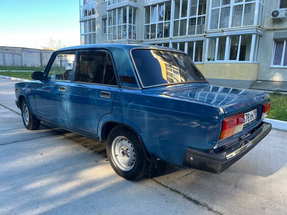 2007 Lada (ВАЗ) 2107, синий, 157000 рублей - вид 3