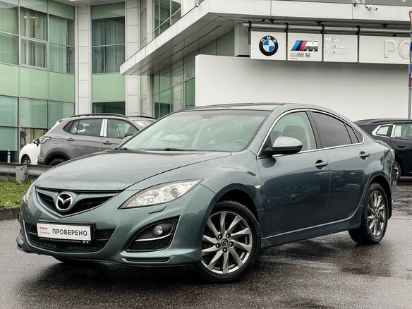 2012 Mazda 6 II (GH) Рестайлинг, серый, 997000 рублей